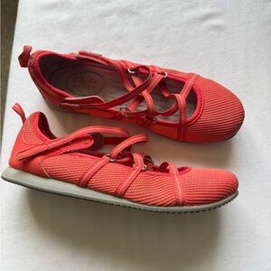 Privo by Clarks Womens Poppy Bloom Coral Strappy Flats Shoes Size 6